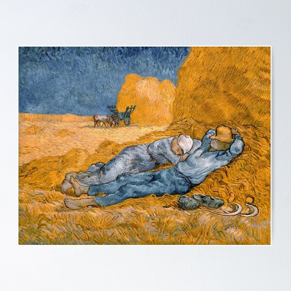 Item preview, Noon, Rest from Work by Vincent van Gogh designed and sold by VintageArchive.
