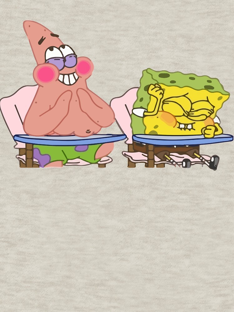 spongebob and patrick laughing shirt