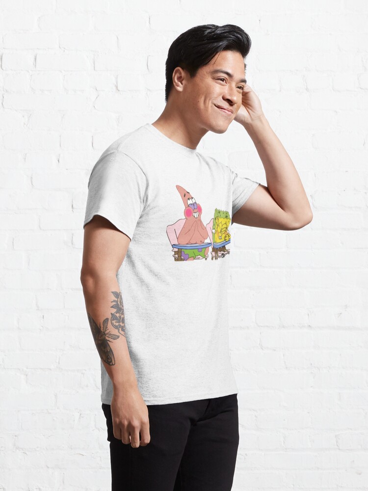 spongebob and patrick laughing shirt