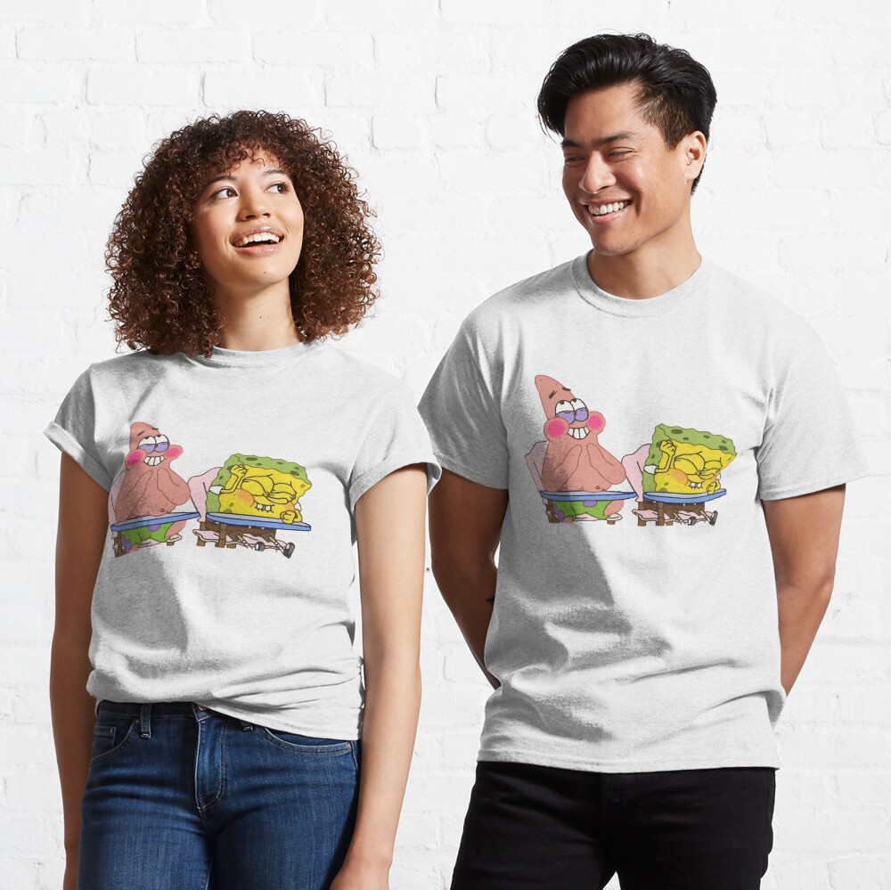 spongebob and patrick laughing shirt