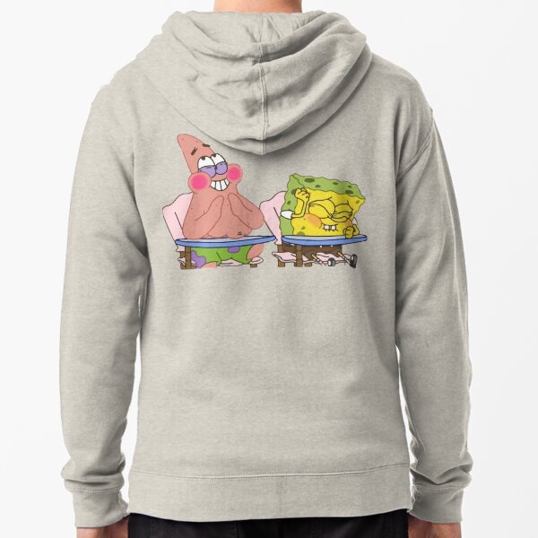 matching spongebob and patrick moletom com capuzs