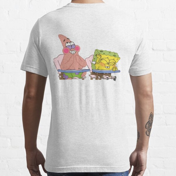 Spongebob And Patrick Laughing Hd T Shirt By Evequickk Redbubble