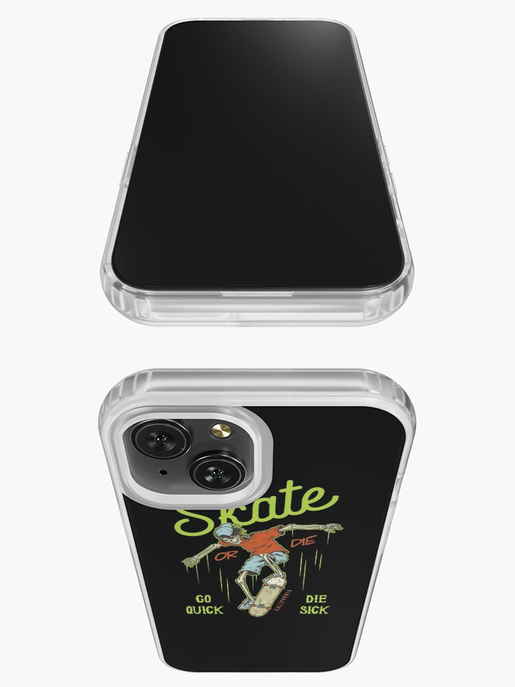 Retro Skull Skateboarder Skate Or Die California GO Quick DIE Sick  Samsung Galaxy Phone Case for Sale by RetroSkullArt