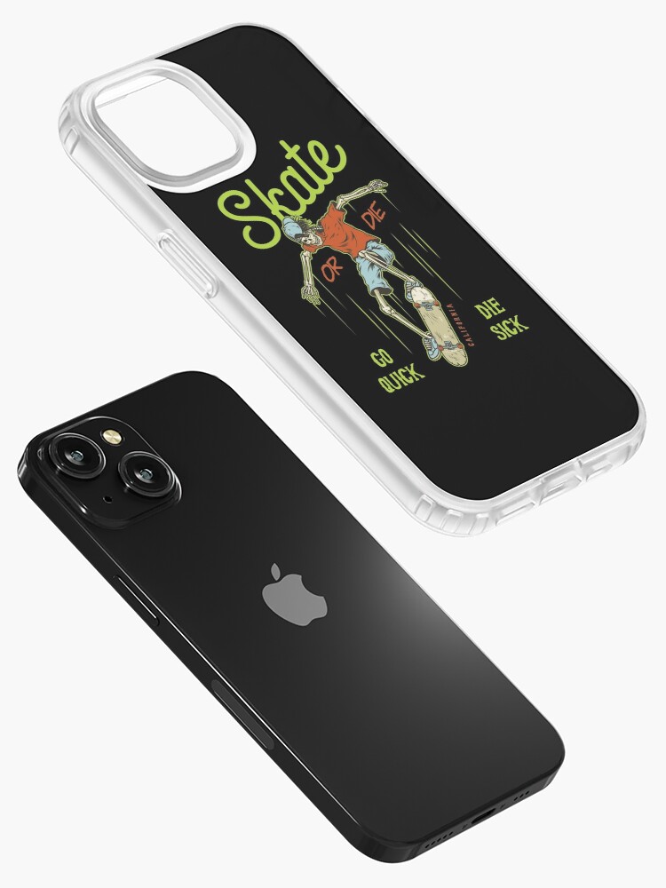 Retro Skull Skateboarder Skate Or Die California GO Quick DIE Sick  Samsung Galaxy Phone Case for Sale by RetroSkullArt