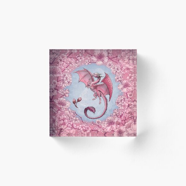 The Dragon of Spring Acrylic Block
