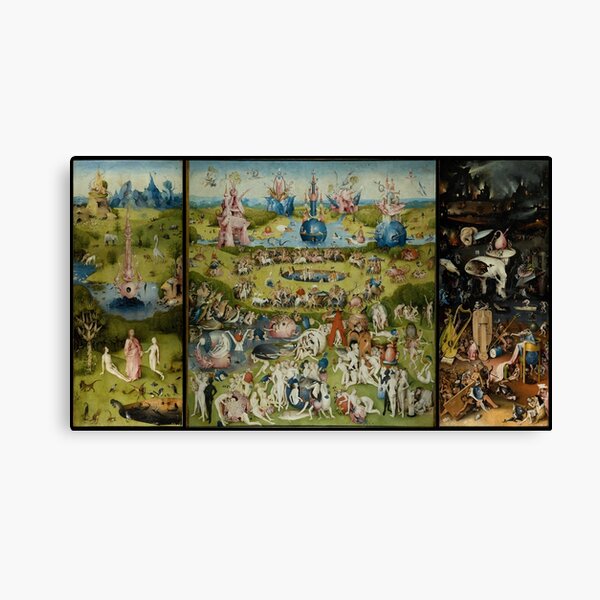Hieronymus Bosch The Garden Of Earthly Delights Canvas Print