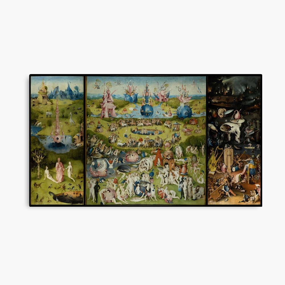 Hieronymus Bosch The Garden Of Earthly Delights Canvas Print