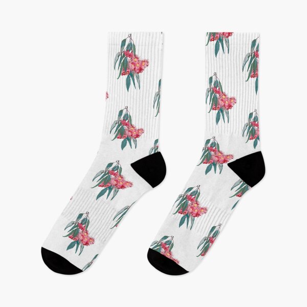 Item preview, Eucalyptus  (Corymbia ficifolia) on white designed and sold by ChrissyWild.
