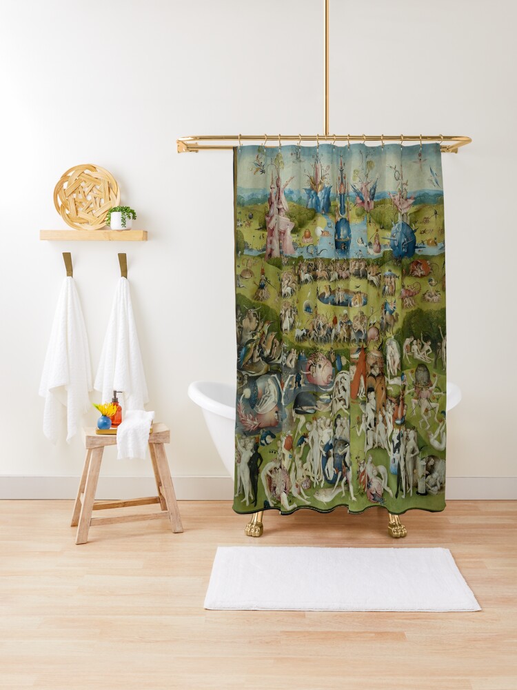 The Bright Color Visual Series Shower Curtain Trippy Wild Side