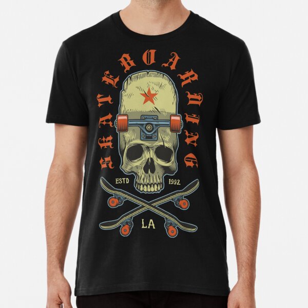 vintage 1992 skateboard skeleton' Men's T-Shirt | Spreadshirt