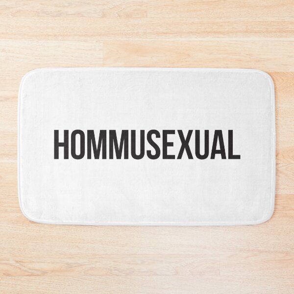 Item preview, Hommusexual - black type designed and sold by VonBraun.