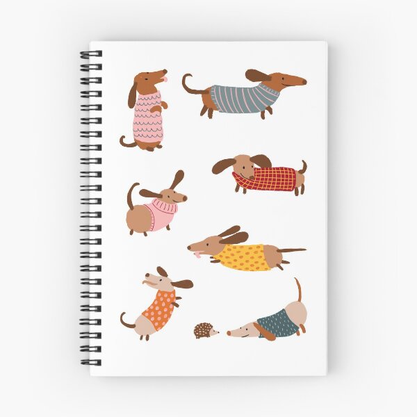 Item preview, Cute Dachshunds in Winter Sweaters designed and sold by BexMorleyArt.