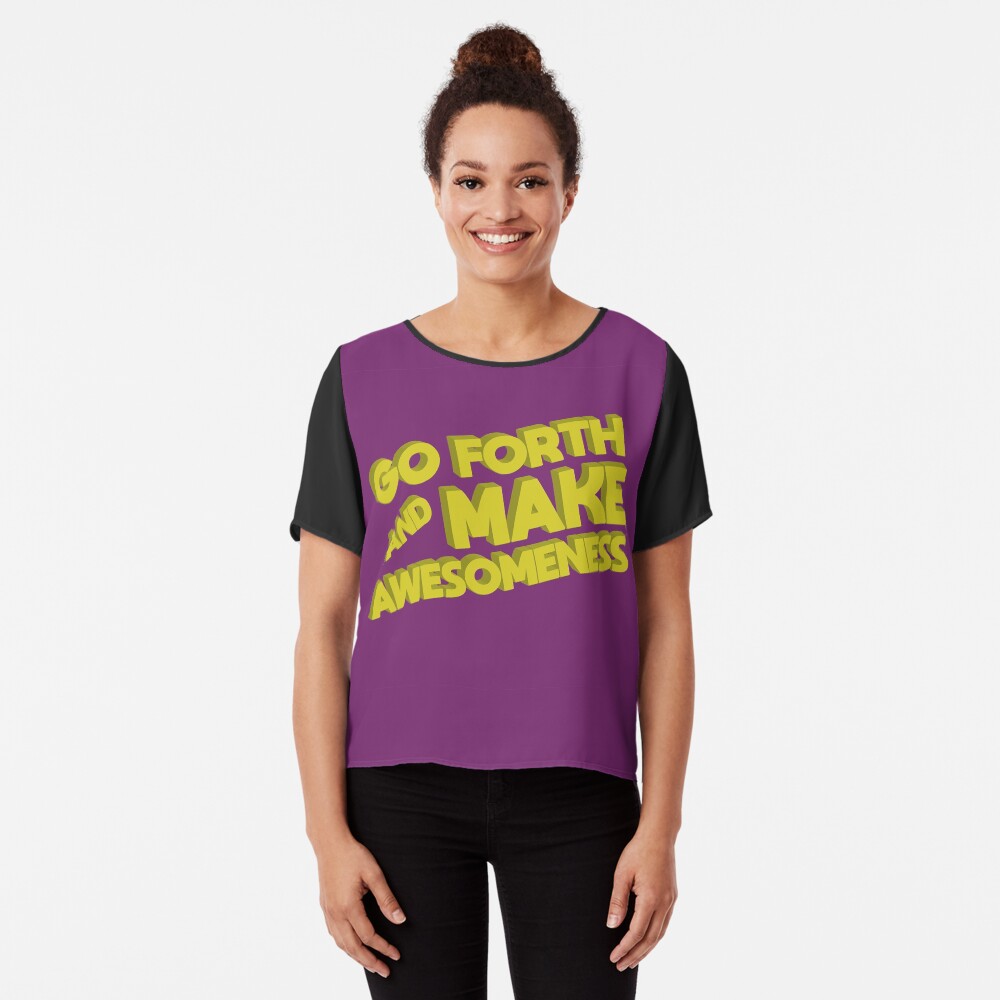 Awesomeness Chiffon Top