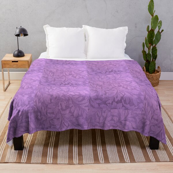 Item preview, Leafy Elegance Damask Pattern - Purple designed and sold by ArtByDrax.