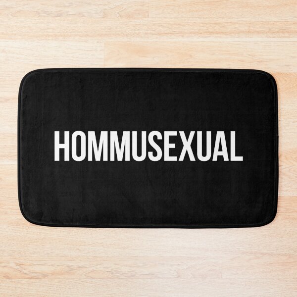 Item preview, Hommusexual - white type designed and sold by VonBraun.