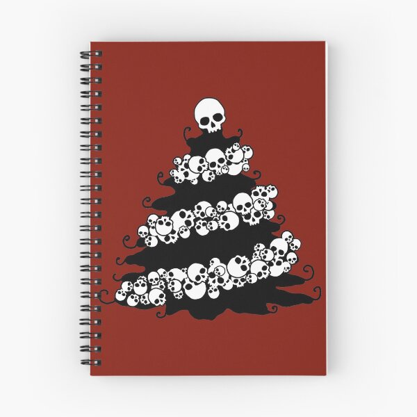 Item preview, Skull Festooned Holiday Tree designed and sold by OpheliaThree.