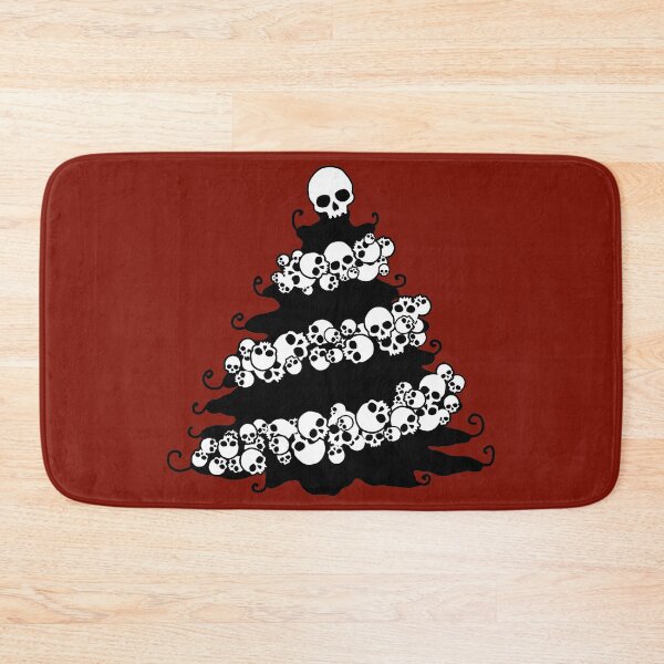 Item preview, Skull Festooned Holiday Tree designed and sold by OpheliaThree.