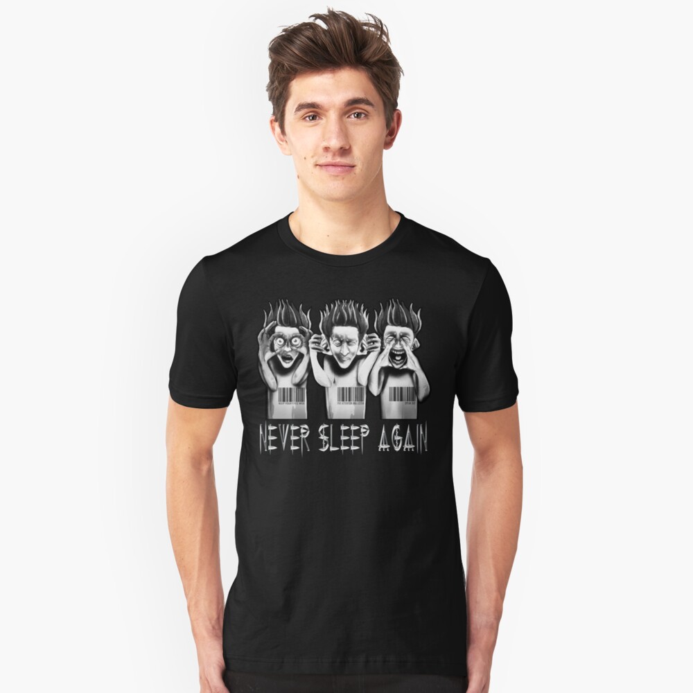 O.D.D TV Never Sleep Again Part 2 Slim Fit T-Shirt