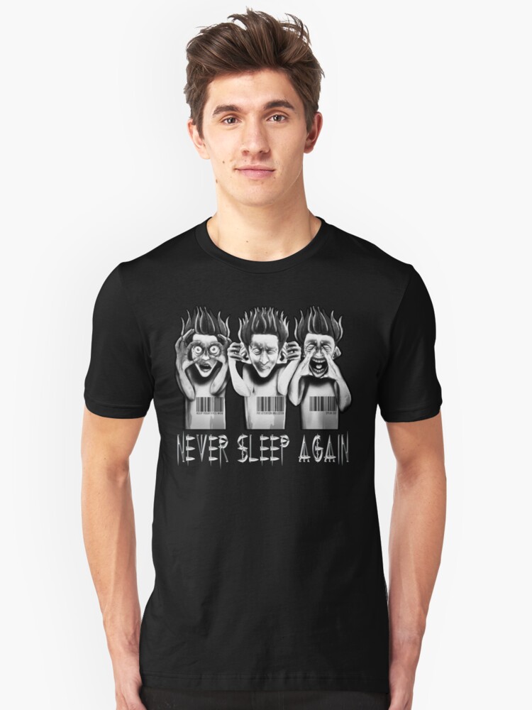 Alternate view of O.D.D TV Never Sleep Again Part 2 Slim Fit T-Shirt