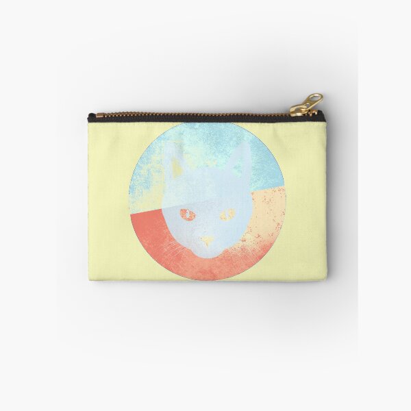 Item preview, Mysterious Moon Cat Face Abstract Art Retro Distressed graphic designed and sold by doodabobs.