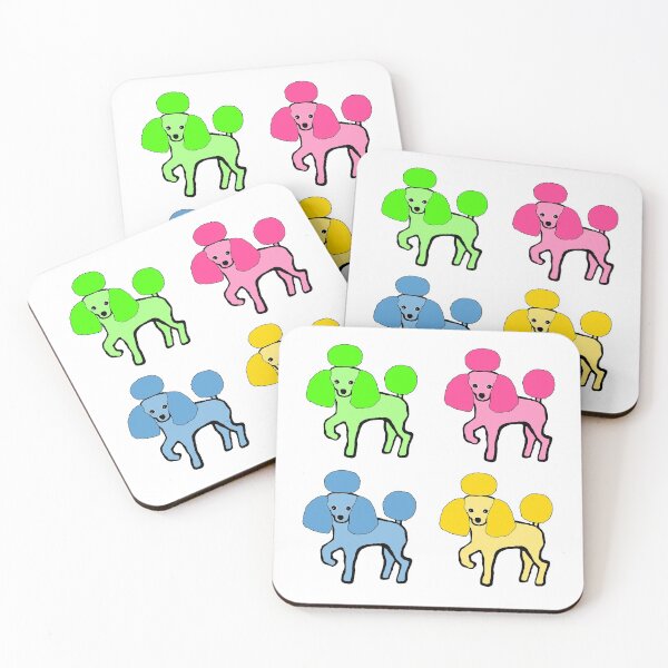 Item preview, Technicolor Poodles designed and sold by Clare Wuellner.