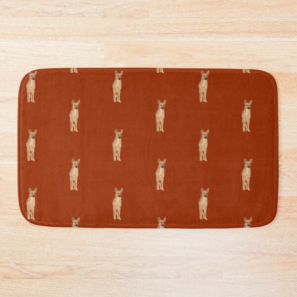 Item preview, Dingo (Canis dingo) on red ochre designed and sold by ChrissyWild.