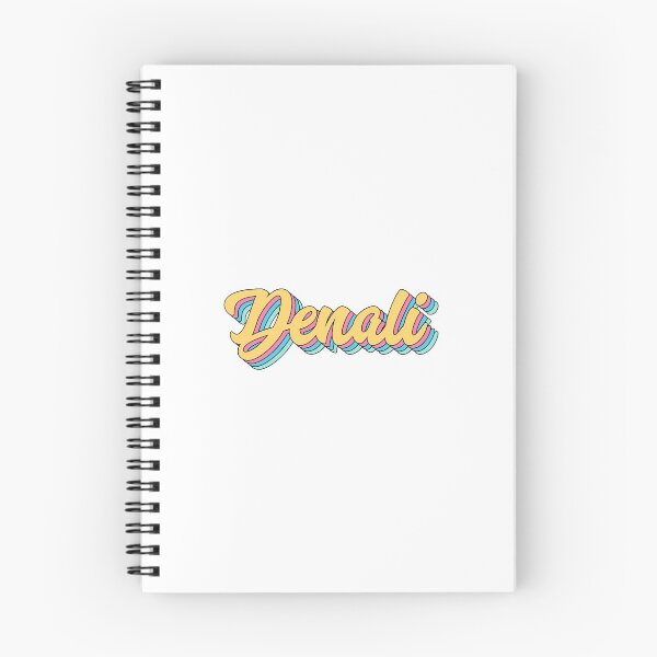 Item preview, Denali Retro Yellow Script designed and sold by modeoftravel.