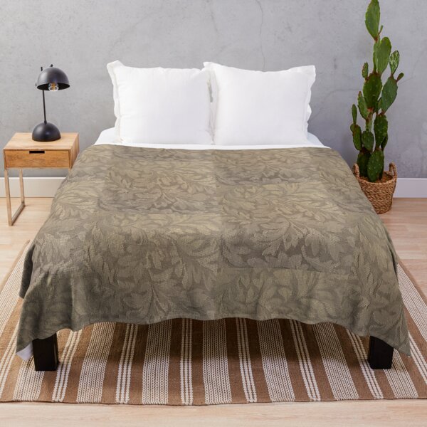 Item preview, Leafy Elegance Damask Pattern - Tan designed and sold by ArtByDrax.