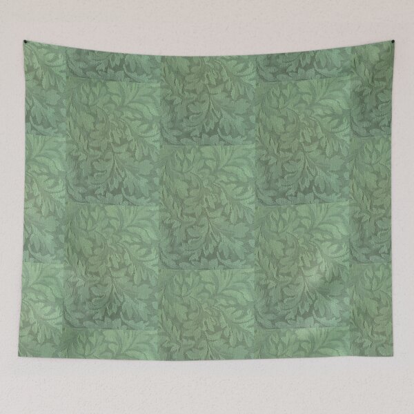 Item preview, Leafy Elegance Damask Pattern - Green designed and sold by ArtByDrax.
