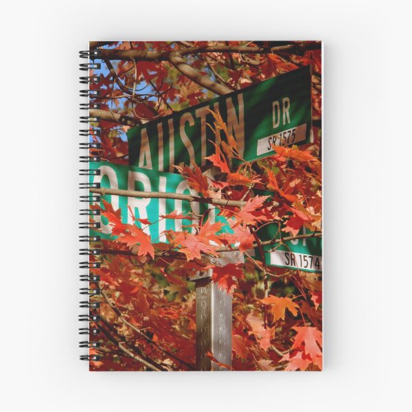 Item preview, Fall Walk in my Neighborhood - Street Sign     ^ designed and sold by ctheworld.