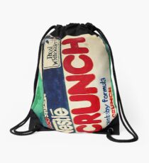 Crunch bar wrapper Drawstring Bag
