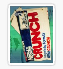 Crunch bar wrapper Sticker