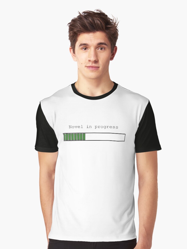 Thumbnail 1 von 5, Grafik T-Shirt, Roman in Arbeit designt und verkauft von Potions.