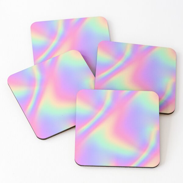 Aperçu de l'œuvre impression holographique de perles pastel créée et vendue par Gossip Rag.