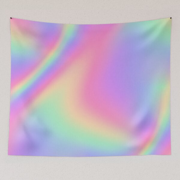 Aperçu de l'œuvre impression holographique de perles pastel créée et vendue par Gossip Rag.