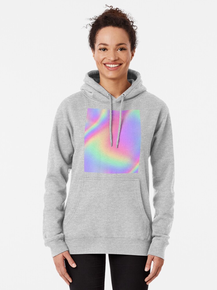 Holographic pullover sale