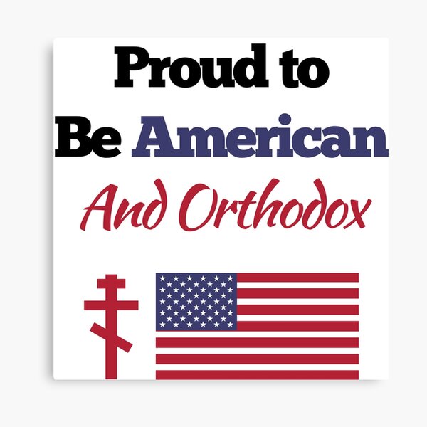 American Orthodox Church Design Canvas Print