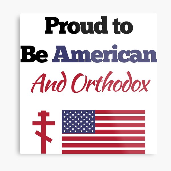 American Orthodox Church Design Metal Print