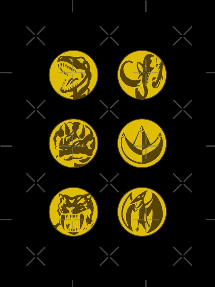 Thumbnail 4 of 4, iPhone Case, MMPR Ranger Coins designed and sold by mapreduce.