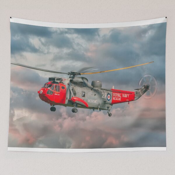 Item preview, Royal Navy Search and Rescue Sea King Helicopter #27 designed and sold by Steve H Clark.