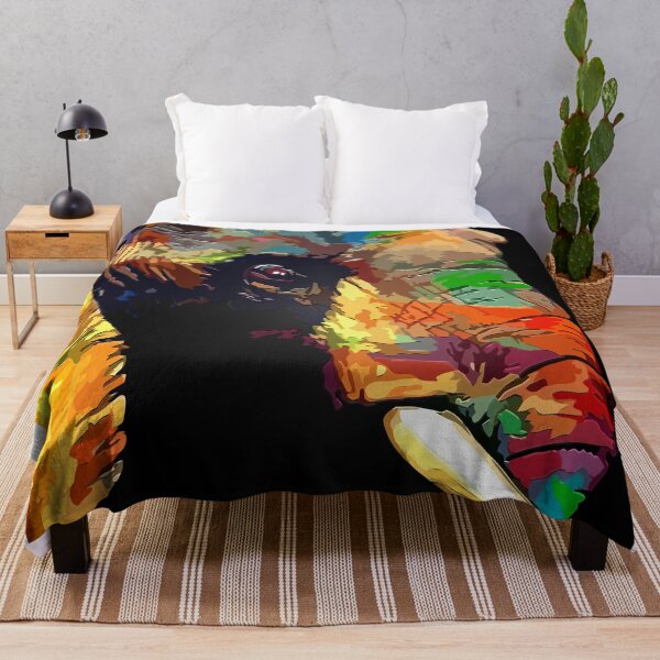 Item preview, colourful elephant art designed and sold by Animalhead.