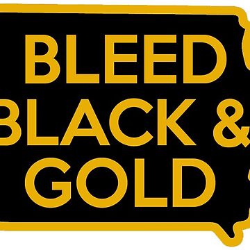 Pin on I bleed black & gold!