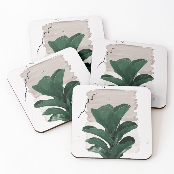 Item preview, Fiddle Leaf Abstract - Naturelle #1 #minimal #wall #decor #art designed and sold by Anita's & Bella's Art.