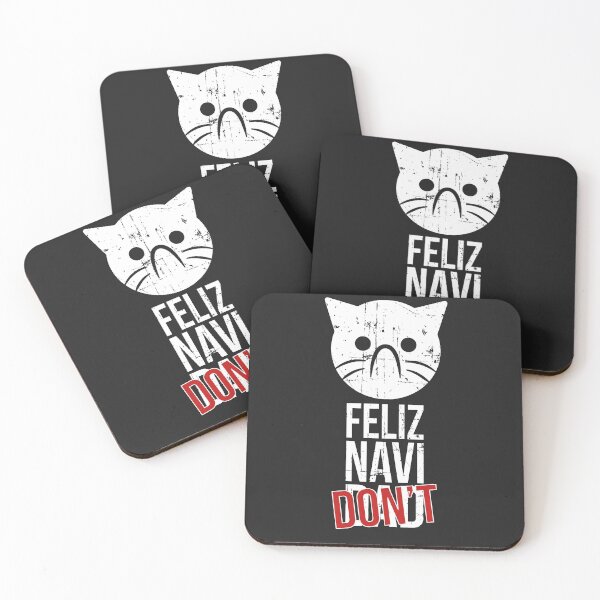 Item preview, Moody Cat Face Feliz Navi Don't - Angry Christmas designed and sold by deichmonster.