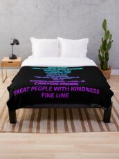Fine Line Throw Blanket