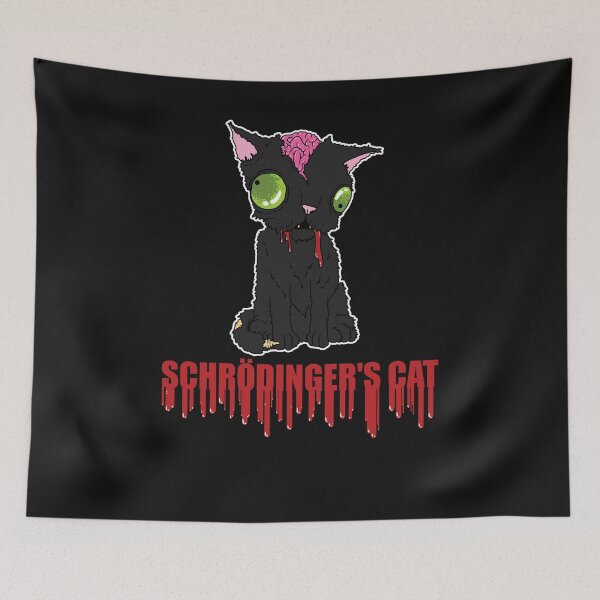 Item preview, Schrodinger's Cat Black Kitten Animal designed and sold by FHDesign.