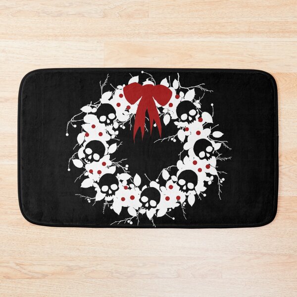 Item preview, Skull Holiday Wreath designed and sold by OpheliaThree.