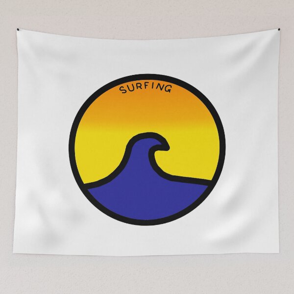 Item preview, Surfing Wave (sunset) designed and sold by Jeremy Crotty.