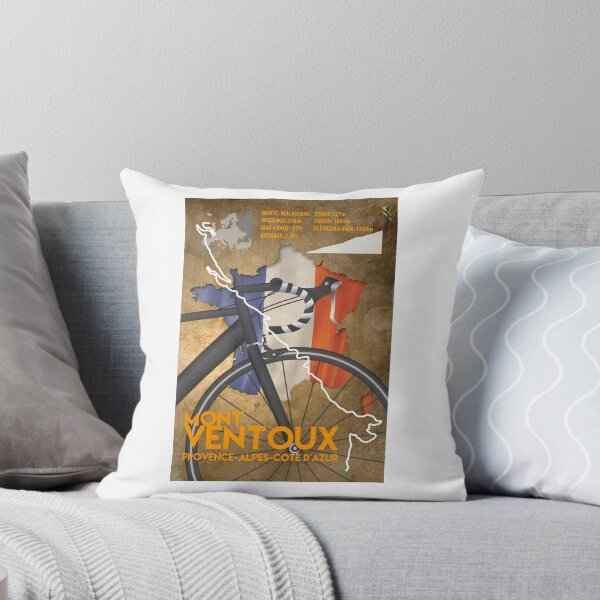 Item preview, Mont Ventoux Malaucene Route Provence France Cycling Trail Map Art Print 02 designed and sold by OuterShellUK.