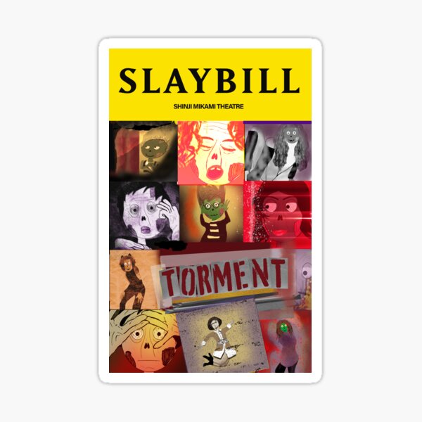 Broadway Zombie Torment Slaybill Sticker